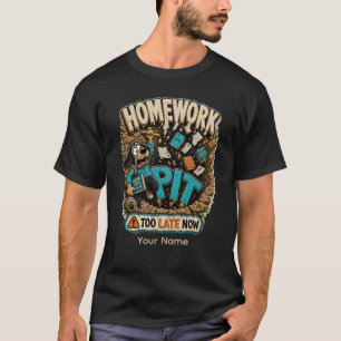 Camiseta Personalizada Divertida para Estudiantes