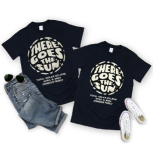 Camiseta Personalizada Eclipse Solar Abril 2024