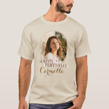 Camiseta Personalizada Feliz Cumpleaños con foto p