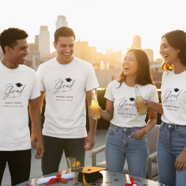 Camiseta Personalizada Fiesta de Graduación Nombre