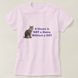 Camiseta personalizada Hogar de gato rosa