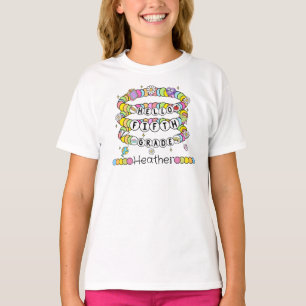 Camiseta Personalizada 'Hola Quinto Grado'