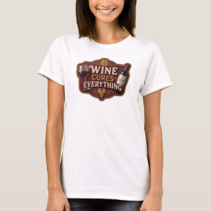 Camiseta personalizada Iconic Gold EL VINO CURA TO