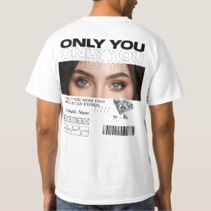 Camiseta personalizada Imagen y nombre de ojos p