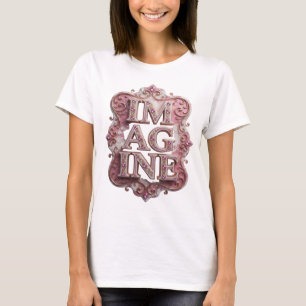 Camiseta personalizada IMAGINA Rosa de moda