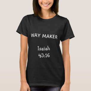 Camiseta personalizada inspirada en versículos de 