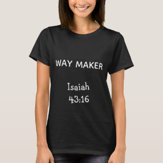Camiseta personalizada inspirada en versículos de