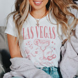 Camiseta Personalizada la personalizado Bachelorette Party<br><div class="desc">Celebra tu despedida de soltera de Las Vegas con nuestras camisetas personalizadas de la Bachelorette Party Personalizado Las Vegas. Estos elegantes camisetas están diseñados para captar la emoción y el glamour de una soltera de Las Vegas, con temas retro del casino perfectos para su viaje en barco. Ya sea que...</div>