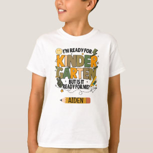 Camiseta personalizada lista para jardín de infanc
