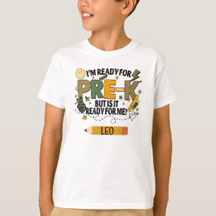 Camiseta Personalizada Lista para Pre-K
