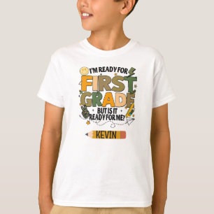 Camiseta Personalizada Lista para Primer Grado