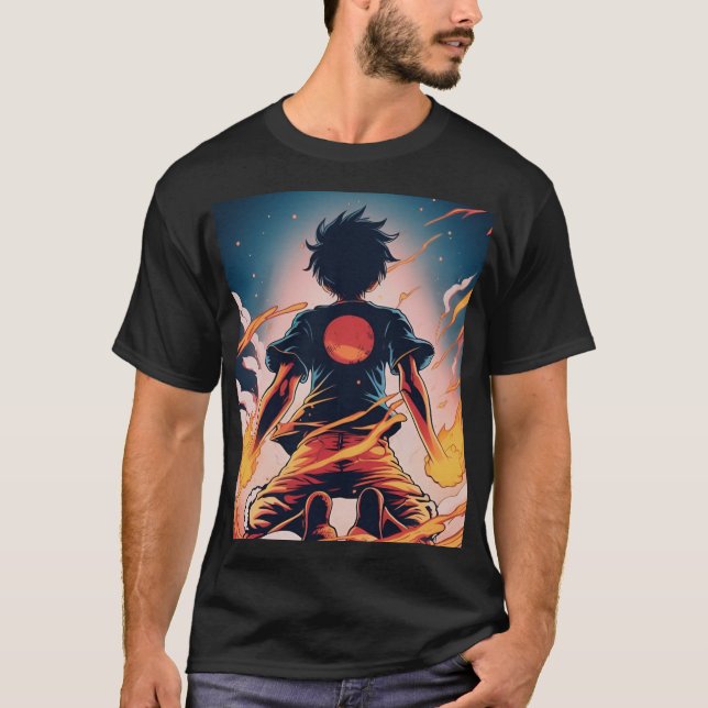 Camiseta personalizada, Luffy! One Piece  (Anverso)