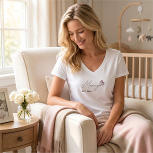 Camiseta personalizada Mamá año de fundación regal