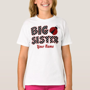 Camiseta personalizada mariquita de la hermana