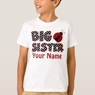 Camiseta personalizada mariquita de la hermana