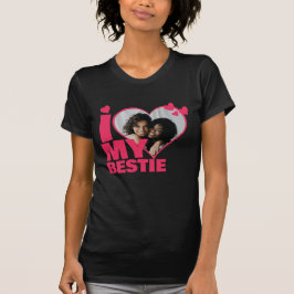Camiseta Personalizada Me Encanta Mi Bestie Heart Photo