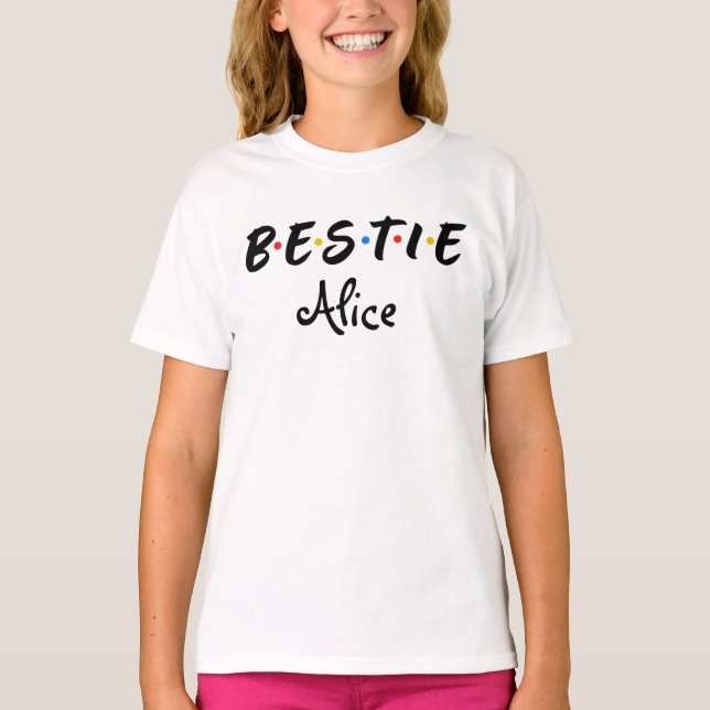 Camiseta Personalizada Mejor Amiga BFF (Anverso)