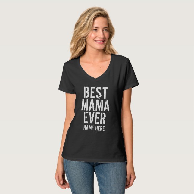 CAMISETA PERSONALIZADA MEJOR MAMÁ (Anverso completo)