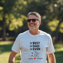 Camiseta Personalizada Mejor Papá del Mundo