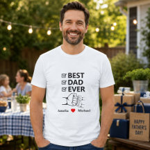 Camiseta Personalizada Mejor Papá del Mundo