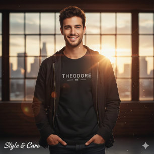 Camiseta personalizada moderna inspirada en HE par