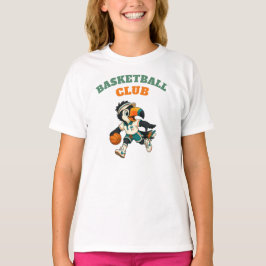 Camiseta Personalizada Niños Tucán Baloncesto Retr