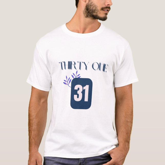 camiseta personalizada número 31 (Anverso)