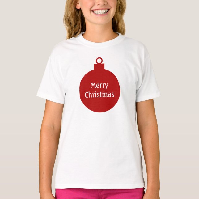 Camiseta personalizada ornamento rojo de las (Anverso)