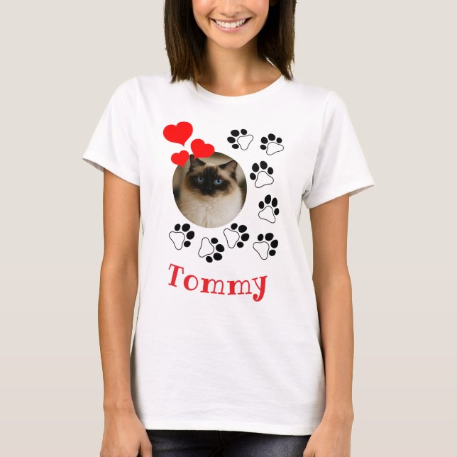 Camiseta personalizada para amantes de mascotas co (Anverso)