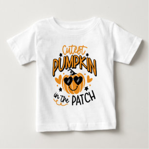 Camiseta personalizada para bebé de calabaza