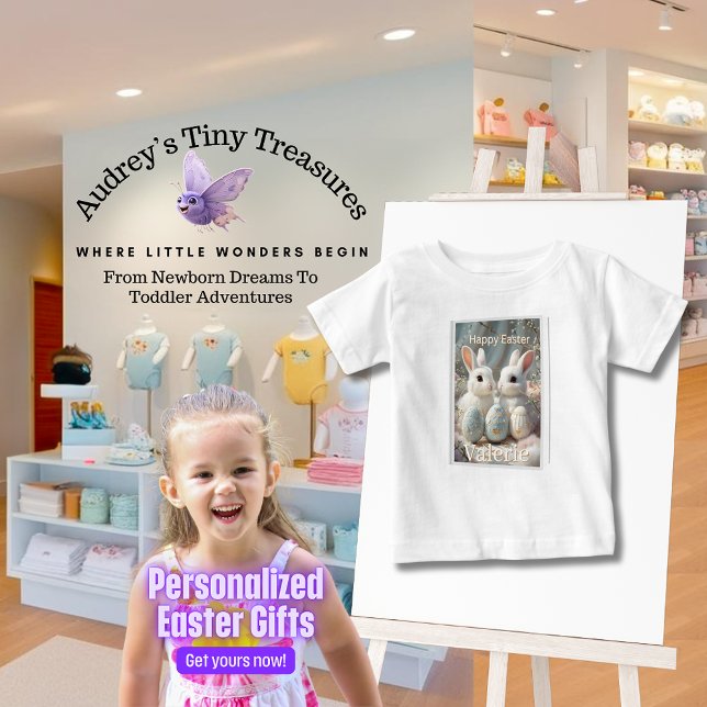 Camiseta personalizada para bebé de Pascua (Subido por el creador)