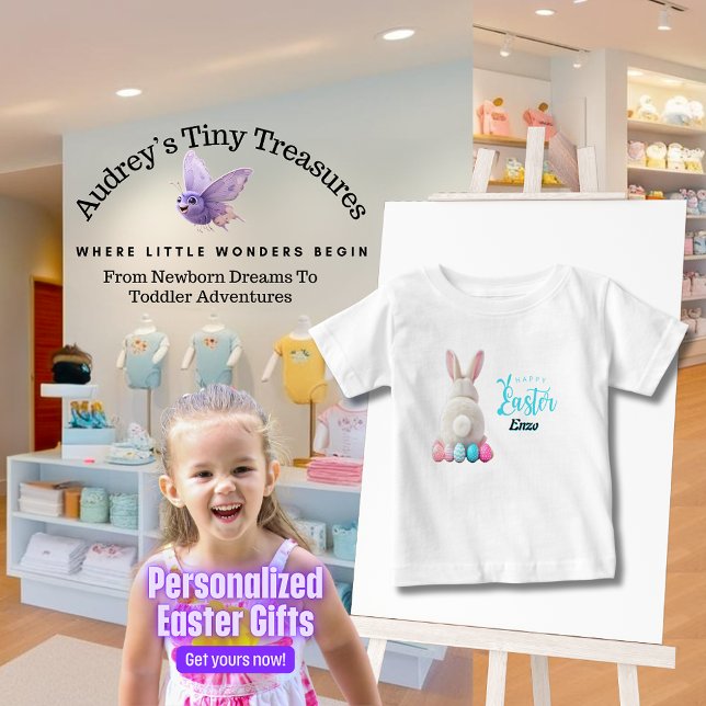 Camiseta personalizada para bebé de Pascua (Subido por el creador)