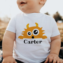 Camiseta personalizada para bebé de un pequeño mon