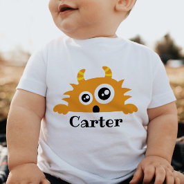 Camiseta personalizada para bebé de un pequeño mon