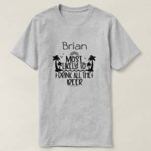 Camiseta Personalizada para Beber Cerveza – Divert