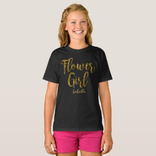 Camiseta personalizada para chicas floridas   Impr