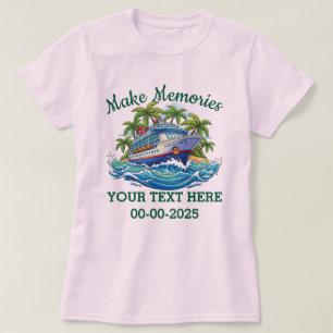 Camiseta personalizada para crucero familiar Cre