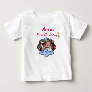 Camiseta Personalizada para Cumpleaños de Bebé Niñ