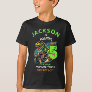 Camiseta personalizada para cumpleaños de niño con