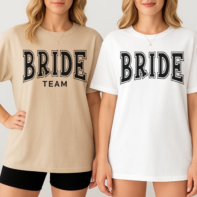 Camiseta personalizada para despedida de soltera,  (Bride Team Shirt, Bride Team Sweatshirt, Retro Bride Team Shirt, Retro Bride Team Sweatshirt,)