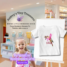 Camiseta personalizada para el bebé Hummingbird