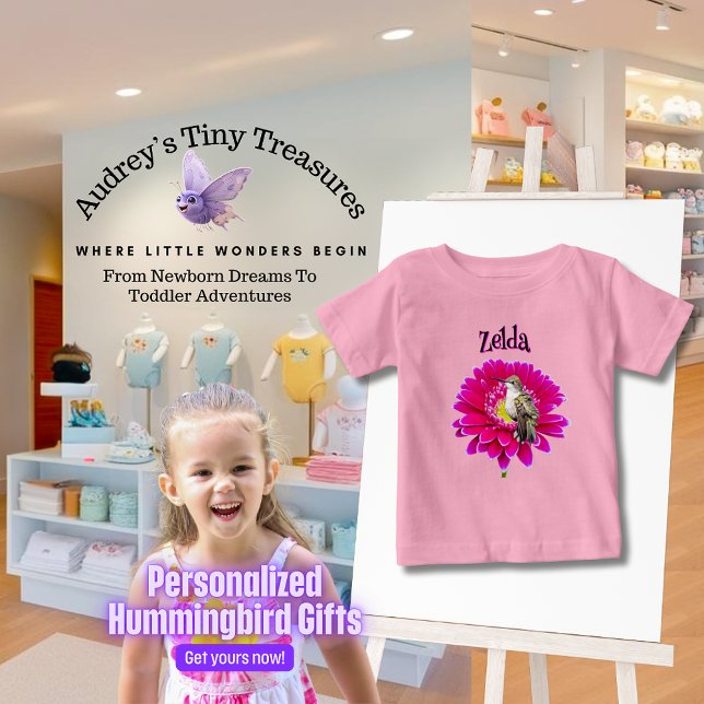 Camiseta personalizada para el bebé Hummingbird (Subido por el creador)