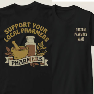 Camiseta personalizada para el equipo de farmacia,