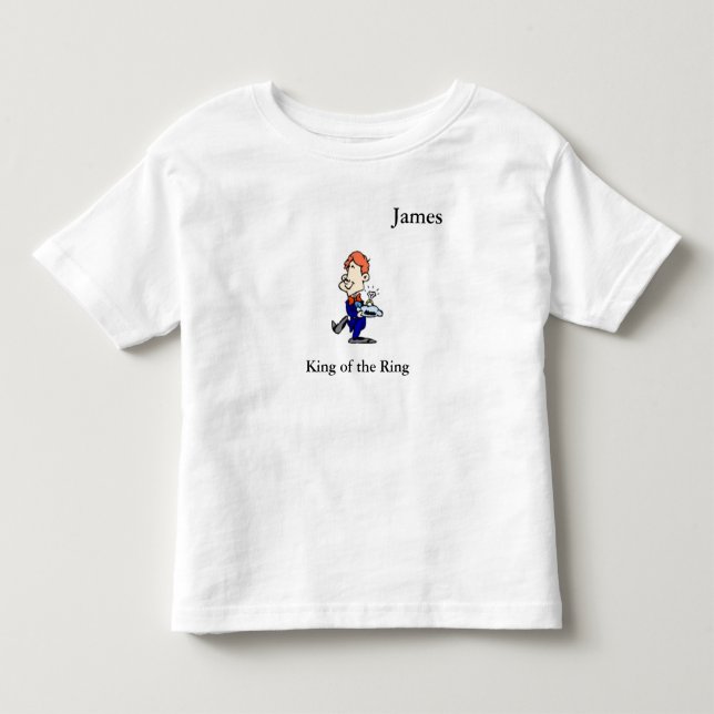 Camiseta personalizada para el portador de ringros (Anverso)