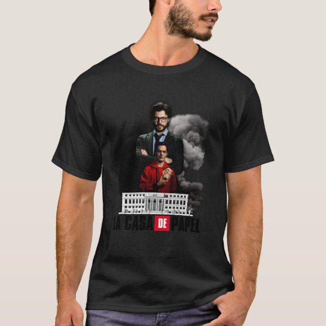 Camiseta personalizada para el robo de dinero (Anverso)