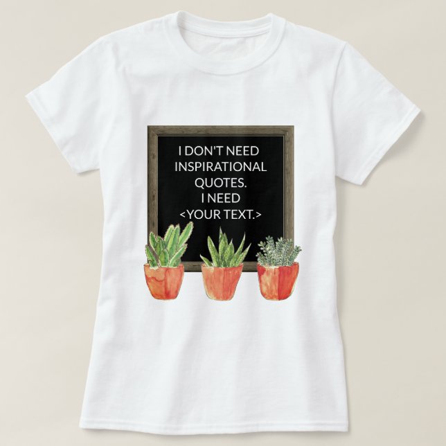 Camiseta personalizada para el tablero de ofertas (Diseño del anverso)