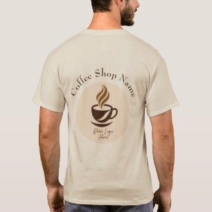 Camiseta personalizada para empleados de cafetería