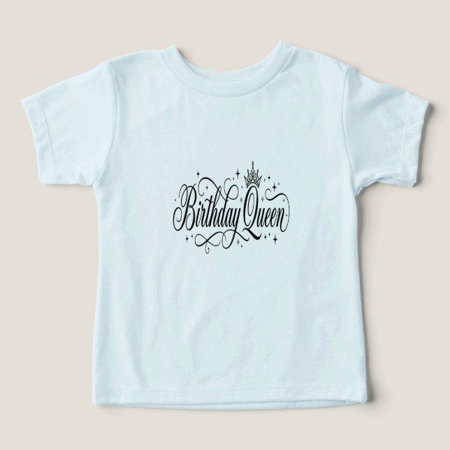 Camiseta personalizada para equipo de cumpleaños R (Diseño delantero )
