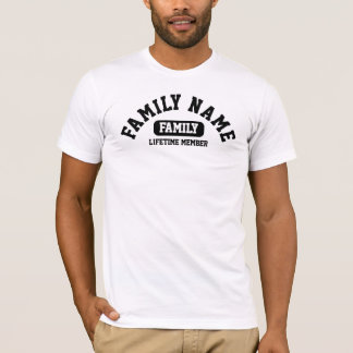 Camiseta personalizada para equipo familiar