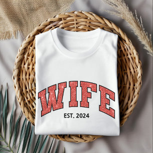 Camiseta Personalizada para Esposa, Regalo de Aniv